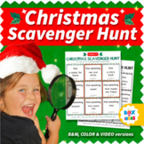 Christmas Scavenger Hunt Game - Fun December Activities Pr