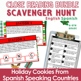 Christmas Scavenger Hunt Holiday Cookies English and Spani