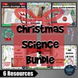 Christmas Science Activities Lessons and Lab Coat Bundle S