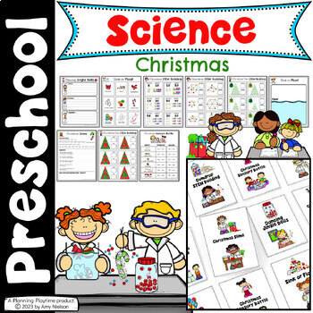 Preview of Christmas Science Activities Preschool - PreK - Kinder