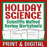 2 Christmas Science Worksheet Hypothesis Variables Experiments