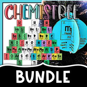 Preview of Christmas Science Chemistry Activities | Periodic Table Chemistree