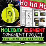 Christmas Science Chemistry Activity - 3D Element Ornament