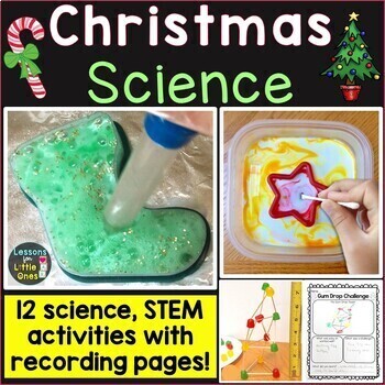 Preview of Christmas Science Experiments STEM Activities & Pages (Print & Digital) Holiday