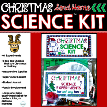 Preview of Christmas Science Kits - Great for STEM and Stations, too!