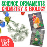 Christmas Science Ornaments for Chemistry and Biology PLUS