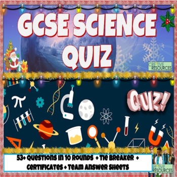 Preview of Christmas Science: Biology, Chemistry Physics Quiz