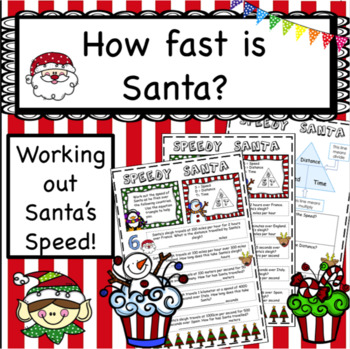 Preview of Christmas Science Santa's Speed