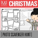 Christmas Science Scavenger Hunt | Science Vocabulary Activity