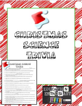 Preview of Christmas Science Trivia