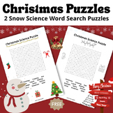 Christmas Science Word Search Puzzle | Christmas Activitie