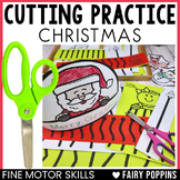 Christmas Scissor Skills Cutting Practice | Fine Motor Activities