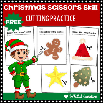 Boost Skills with Christmas Scissor Practice Worksheets