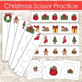 Christmas Scissor Skills Cutting Strips