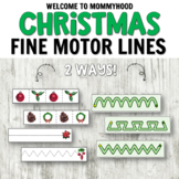 Christmas Scissor Skills for Cutting Practice - Fine Motor