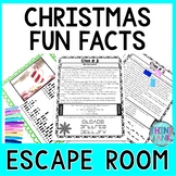 Christmas ESCAPE ROOM - Holiday Activity - Reading Comprehension