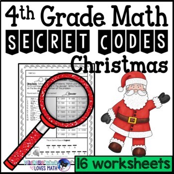 Christmas Worksheets For Fourth Grade Teachers Pay Teachers