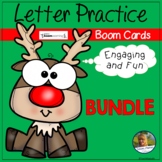 Christmas Segmenting Letter Practice Boom Cards BUNDLE