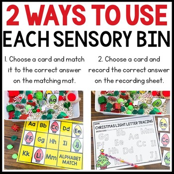 Simple Christmas Sensory Bin for Preschoolers - Stay At Home Educator