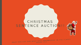 Christmas Sentence Auction: English Grammar