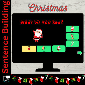 Preview of Christmas - Sentence Building
