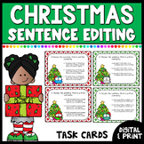 Christmas Sentence Editing: Capitalization & Punctuation T