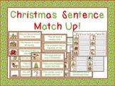 Christmas Sentences Picture Matching Centers