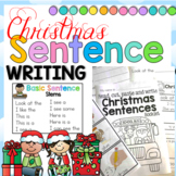 Christmas Sentence Writing Stems