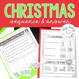 Christmas Sequence & Answer for Speech & Language Therapy 