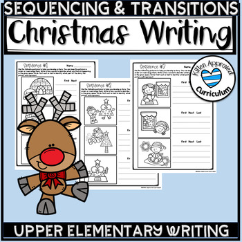 Preview of Christmas Sequencing Activities Sequence Writing Prompts