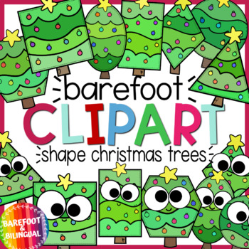 Preview of Christmas Shape Clipart | Christmas Trees | Tree Shapes | Christmas Tree Shapes