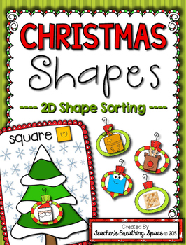 Preview of Christmas Shape Sorting  |  2D Plane Shape Sorting