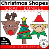 Shape Crafts Bundle | Christmas | 2D Shape Activities | Re