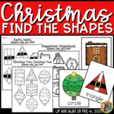 2D Shapes Activity Find the Room Shapes - Christmas Tree, 