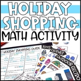 Christmas Shopping Math Activity | Holiday Math Project