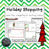 Holiday Shopping Project - sales tax, writing checks & bal