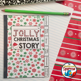 Christmas Short Story Writing INTERACTIVE NOTEBOOK Flip Book