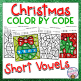 Christmas Short Vowel Sounds Color By Code