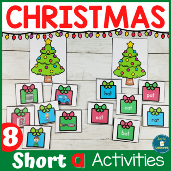 Christmas Short a Vowel Phonics Worksheets, Write the Room, CVC Games ...