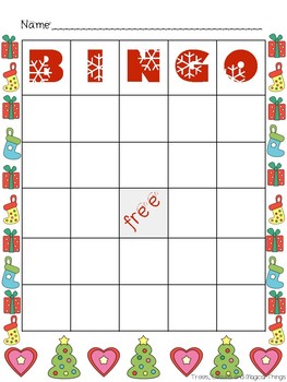 FREEBIE: Kindergarten Christmas Sight Word Bingo | TPT