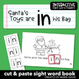 Christmas Sight Word Book: "Santa's Toys are in his Bag" E