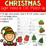 Christmas Sight Word & CVC Word Games (Editable)