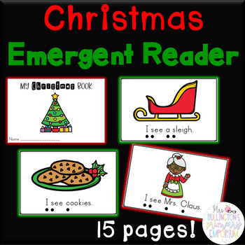 Preview of Christmas Sight Word Emergent Reader