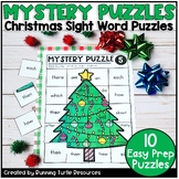 Christmas Mystery Puzzles, December Sight Words