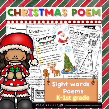 Christmas Sight Word Poems Activities Worksheets   Highlight & Fill In 