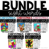 Christmas Sight Words Color by Code