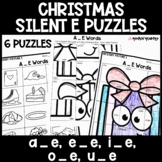 Christmas Silent E Puzzles