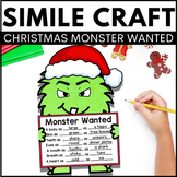 Christmas Figurative Language Craft - Similes Monster Craft