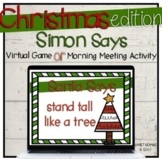 Christmas Simon Says | Morning Meeting Activity | Virtual Game