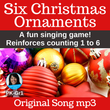 Preview of Christmas Song & Singing Game | Counting 1-6 | Holiday Song | mp3 Only
